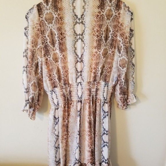 Maje Rython Snakeskin Print Dress  - Picture 12 of 16